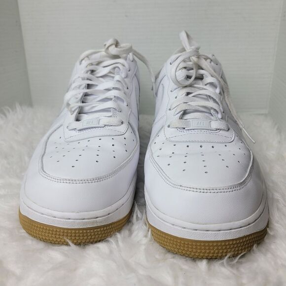 Nike Air Force 1 '07 Low 'White Gum Brown' Size 15 Casual Shoe DJ2739-100 - Picture 2 of 10